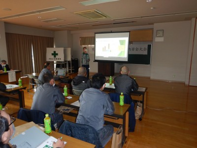 佐藤安全部長挨拶・指導